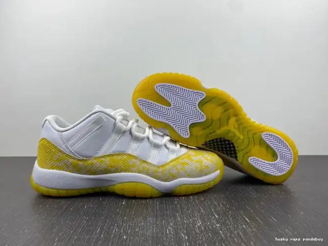 Cheap Husky Yellow AH7860-107 Air WMNS Jordan Snakeskin Low 11 0520